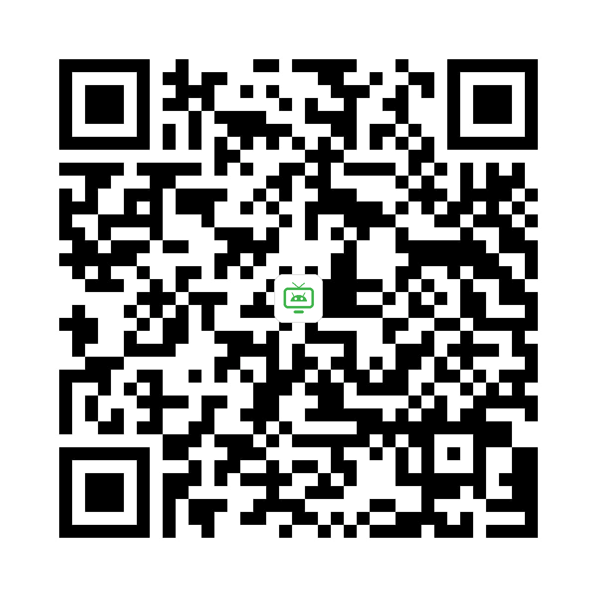 QR code to download Android TV APK