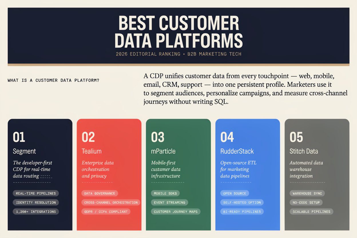 Best Customer Data Platforms
